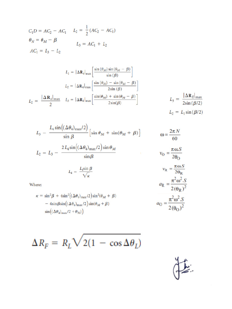 Formula Sheet | PDF