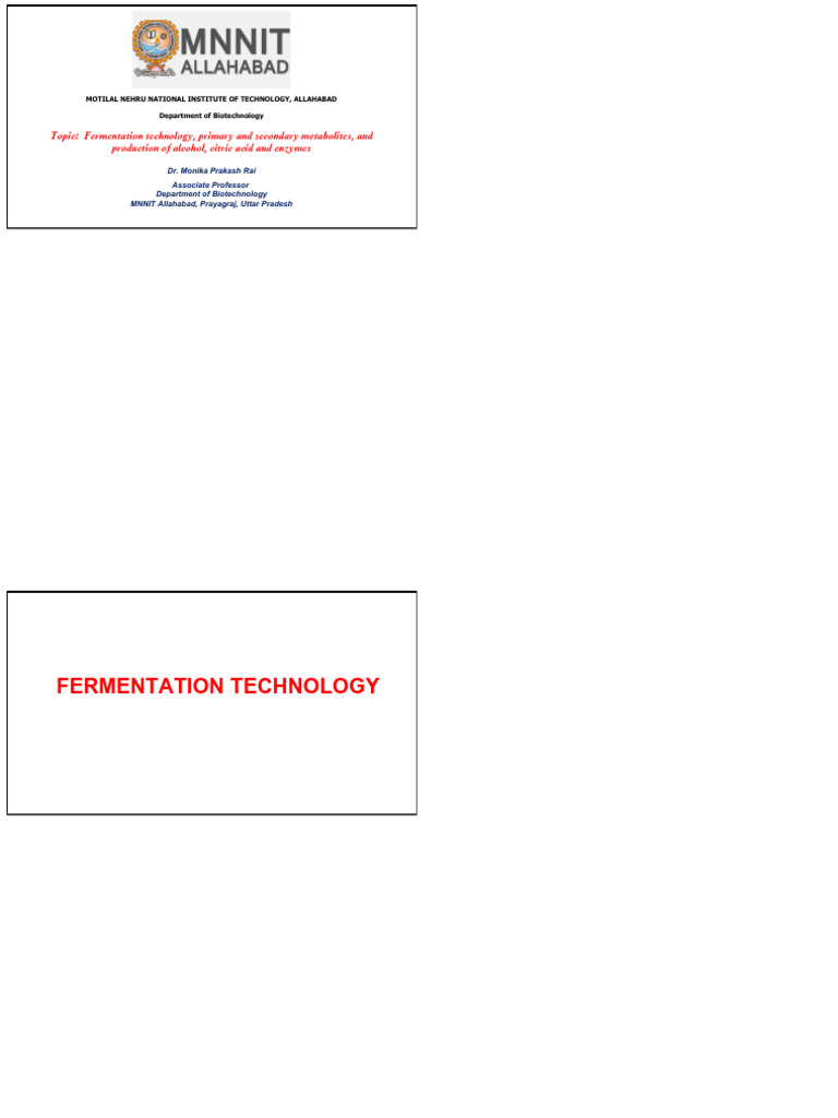 Fermentation Technologytx - 3108 - 0000 | PDF | Fermentation | Metabolism