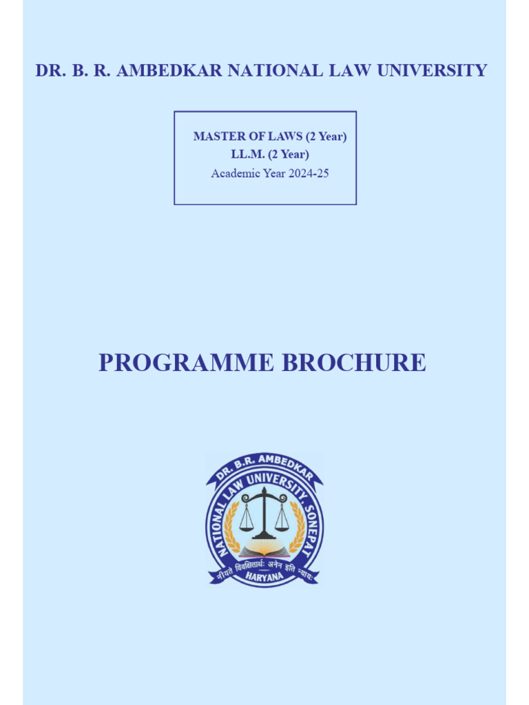 final llm brochure | PDF | Justice | Crime & Violence