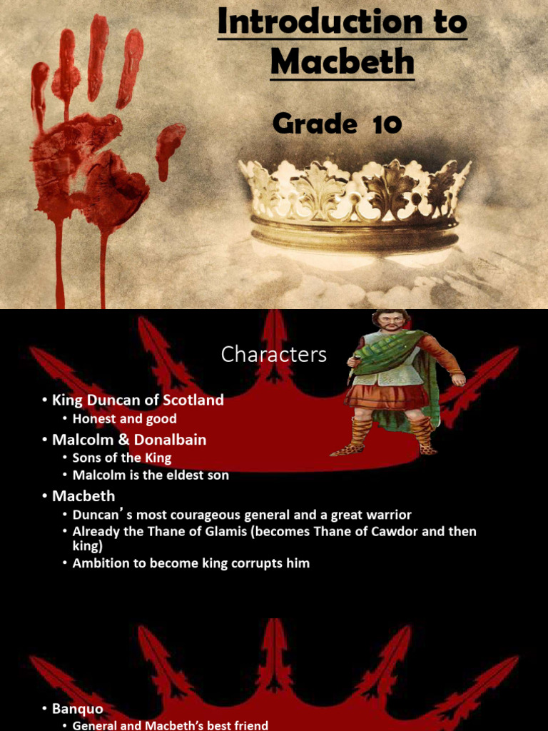 Introduction to Macbeth | PDF | Macbeth | Shakespearean Tragedies