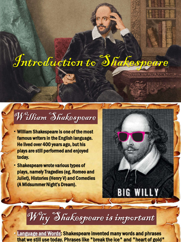Introduction To Shakespeare | PDF