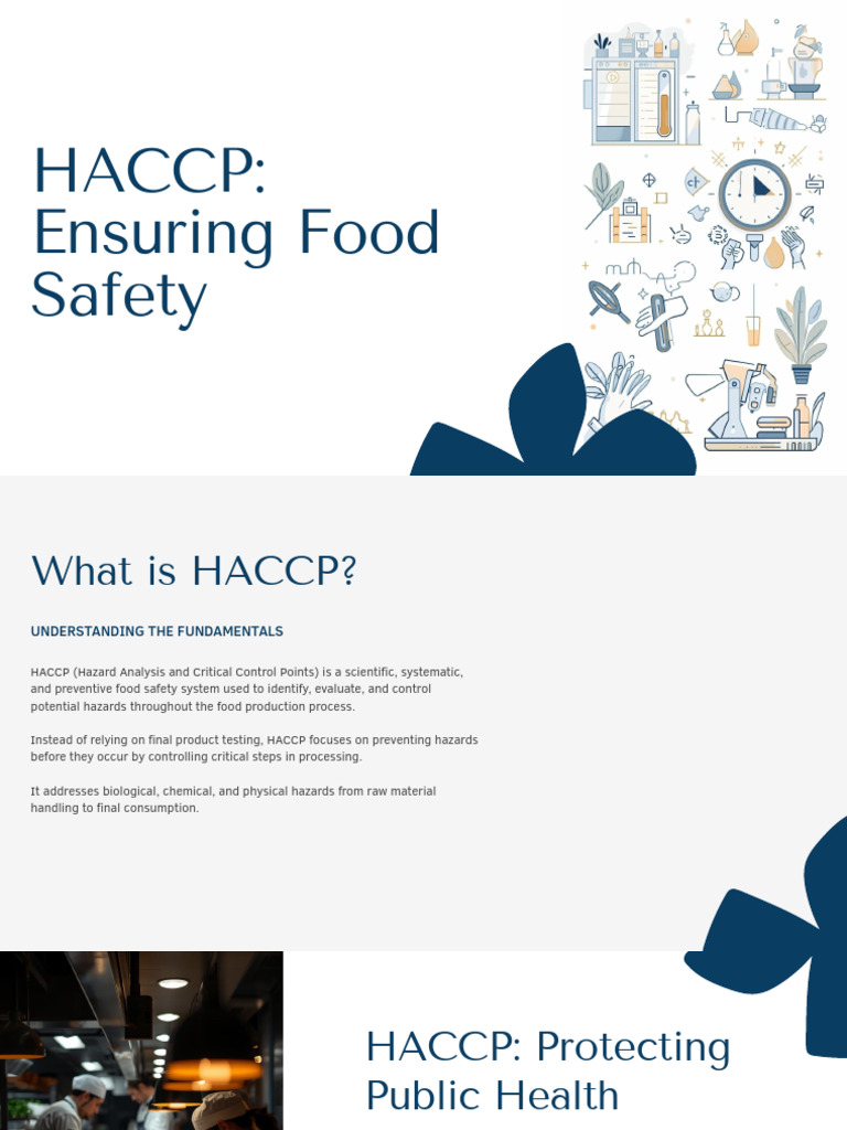 Presentation - HACCP Ensuring Food Safety | PDF | Food Safety | Safety