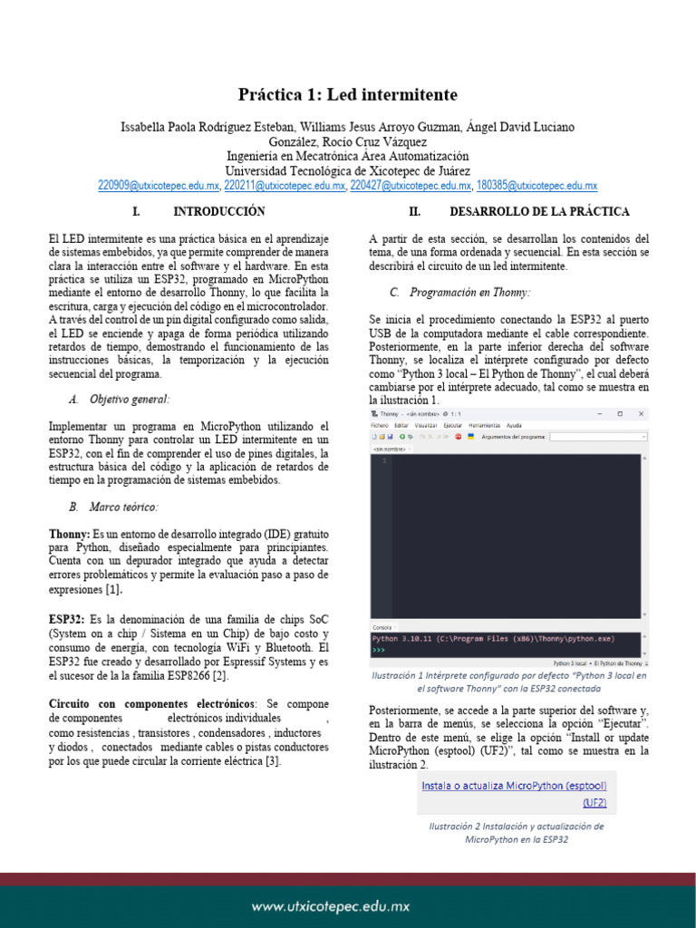 Práctica 1 Led Intermitente (Micro) | PDF | Sistema en un chip ...