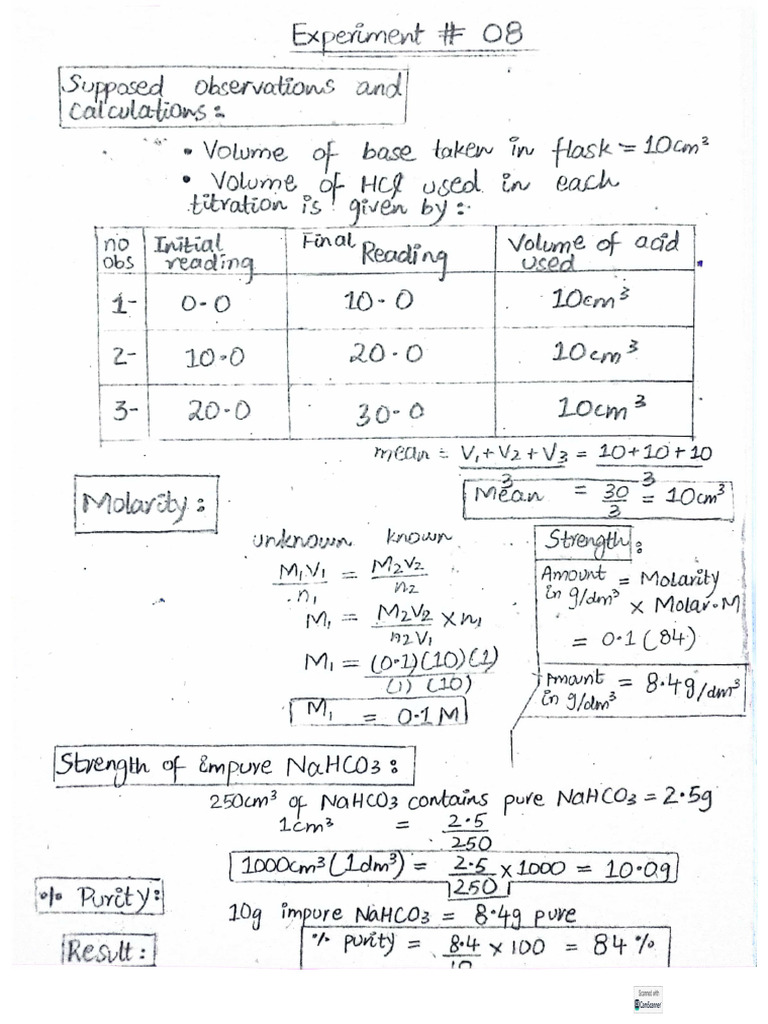 Chem Practical PDF 3 | PDF