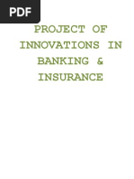 Project of Innovations in Banking & Insurance