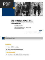 SAP NetWeaver Master Data Management 5.5 SP3 MDM