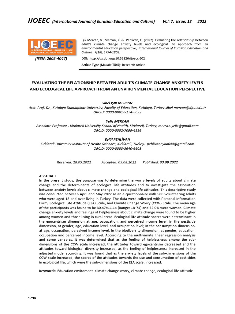Climate | PDF | Intergovernmental Panel On Climate Change | Ecology