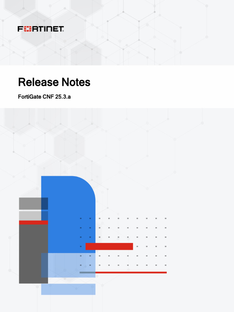 FortiGate CNF 25.3.a Release Notes | PDF | Cloud Computing | Firewall ...