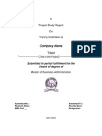Project Report Guidelines_mba