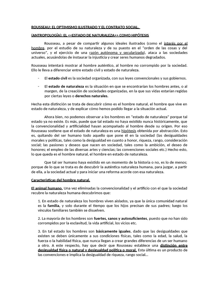 ROUSSEAU | PDF | Jean-Jacques Rousseau | Emile, o sobre educación