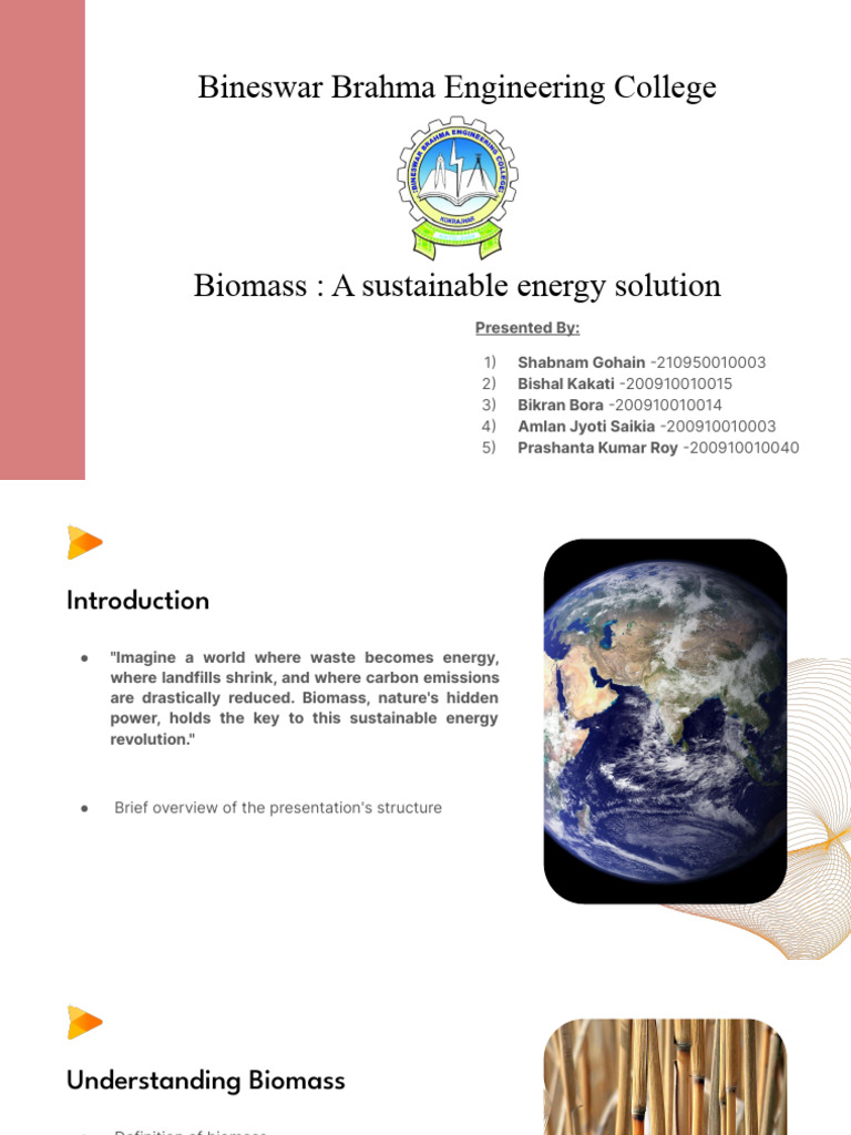 Biomass Presentation | PDF