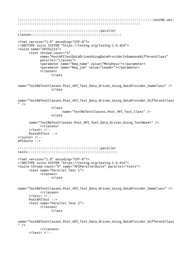 TestNG Framework With Annotations Description RetryAnalyzer ...