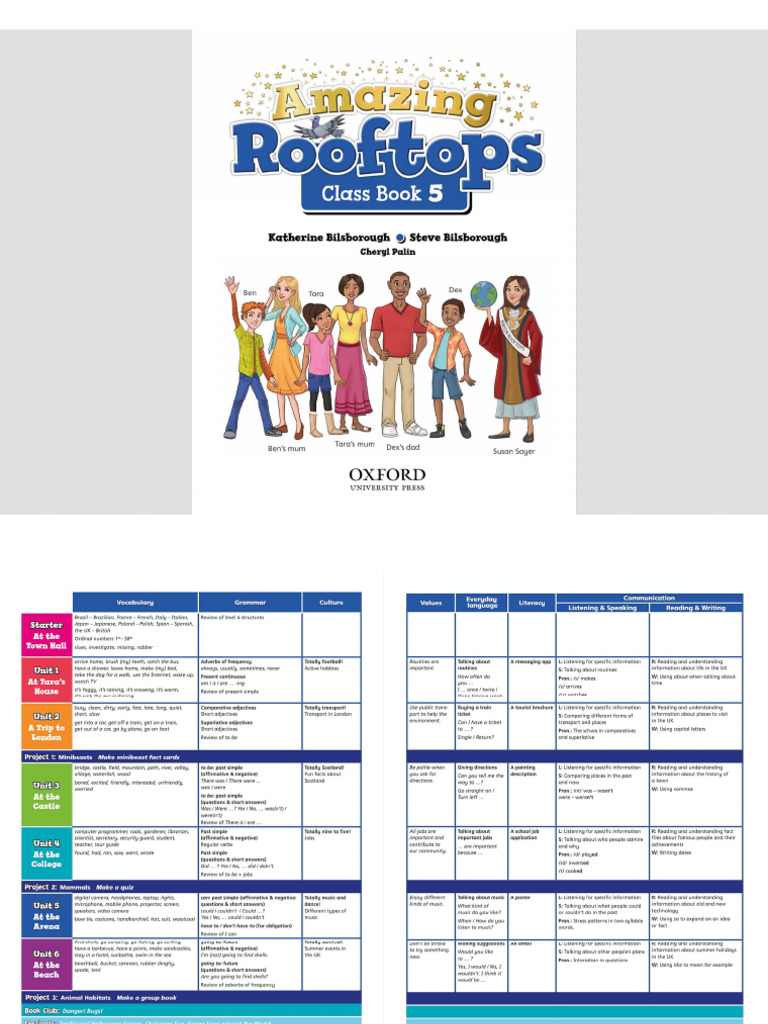 Amazing Rooftops 5 Class Book | PDF