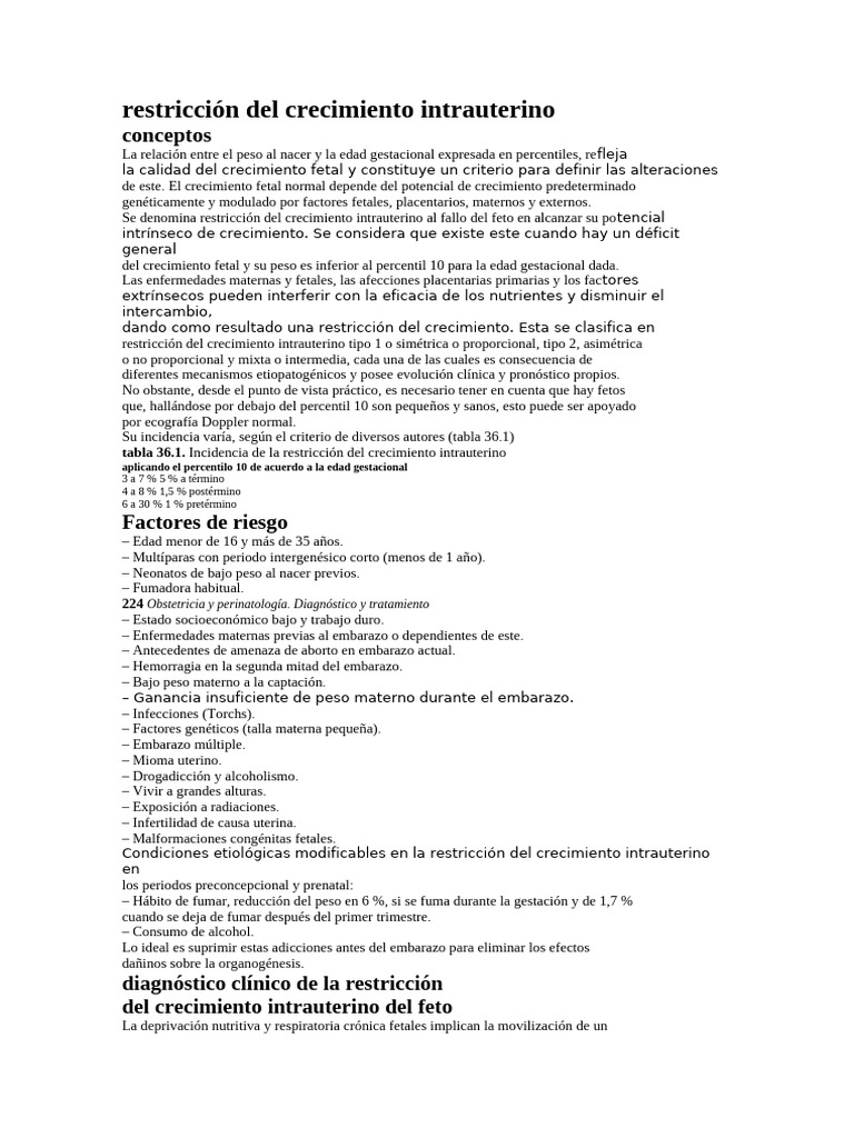 CIUR | PDF | El embarazo | Feto