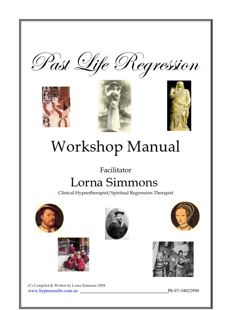 Past Life Regression Workshop Manual Pdf Past Life Regression