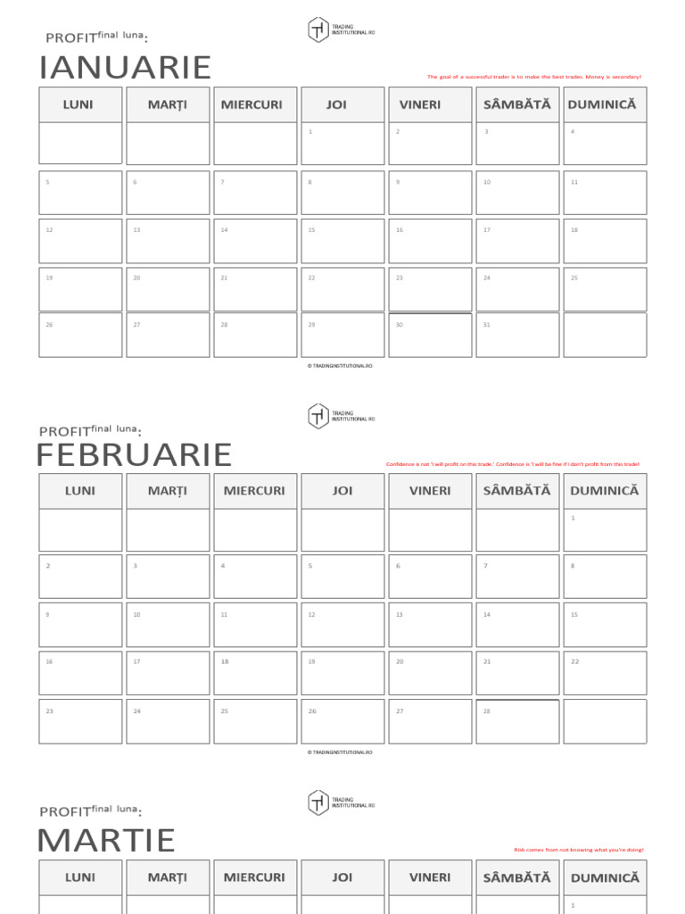 Trading Calendar - Statistici 2026 PDF | PDF | Economies | Investing