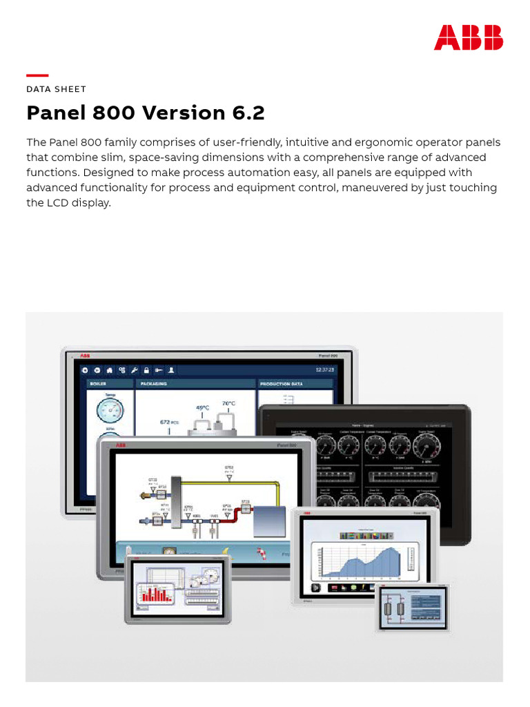 3BSE094398 en a Panel 800 Version 6.2 Data Sheet | PDF | Computer ...