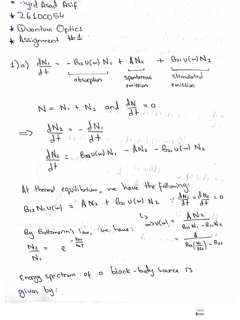 HW 1 Solution | PDF