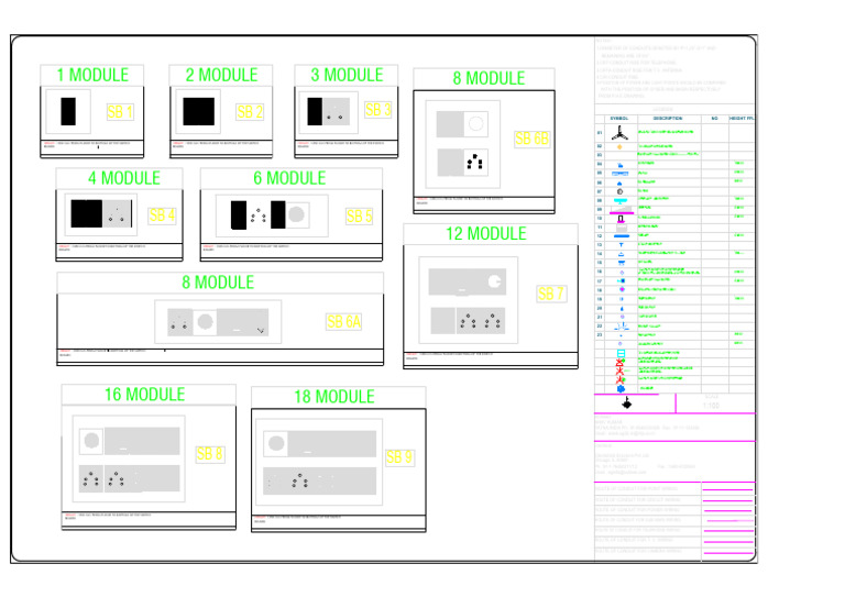 Working Drawing Nitp (1) Elec-Module | PDF | Electric Power ...