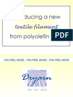 Introducing A New From Polyolefin Fiber: Textile Filament