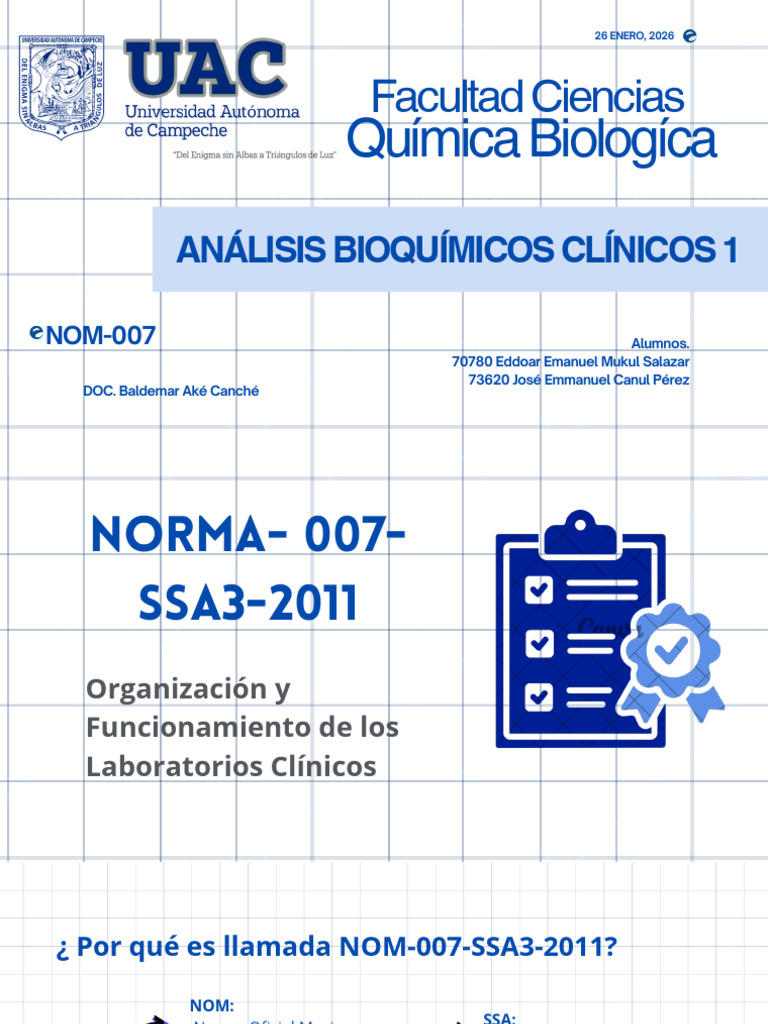Norma 007 - Abc1 | PDF | Laboratorios | Medicina