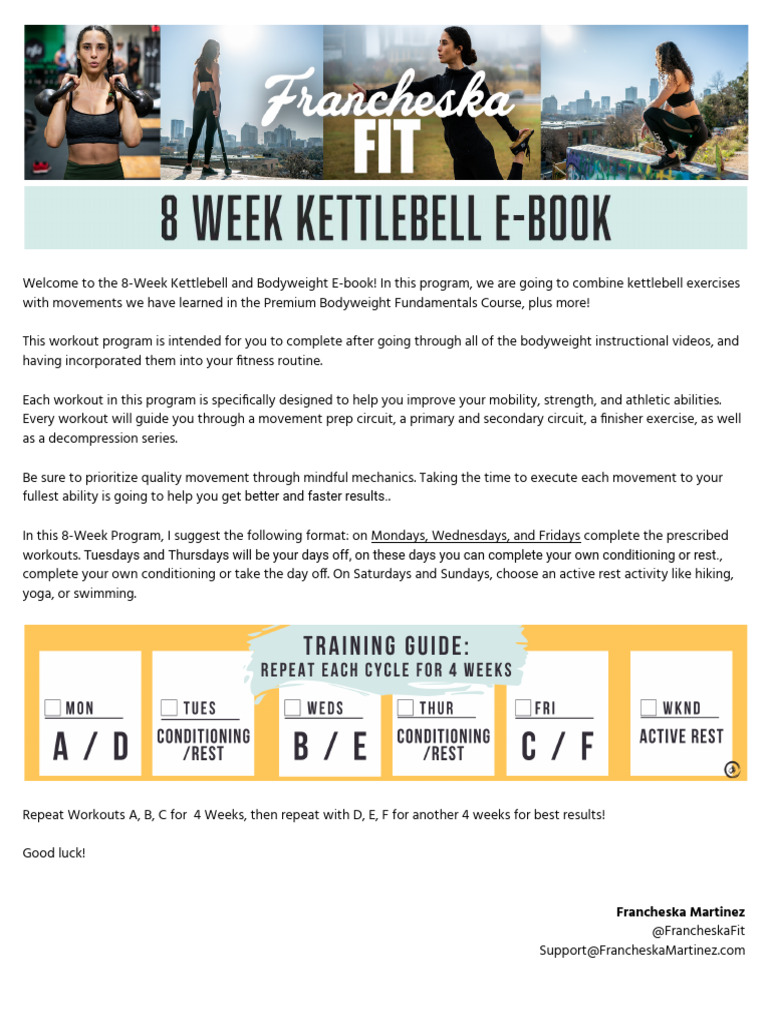 8 Week Kettlebell Program - Full PDF (2024) .PDF - Crdownload | PDF ...