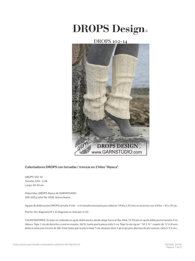 DROPS 102-14 - Patrones de Punto Gratuitos Por DROPS Design | PDF