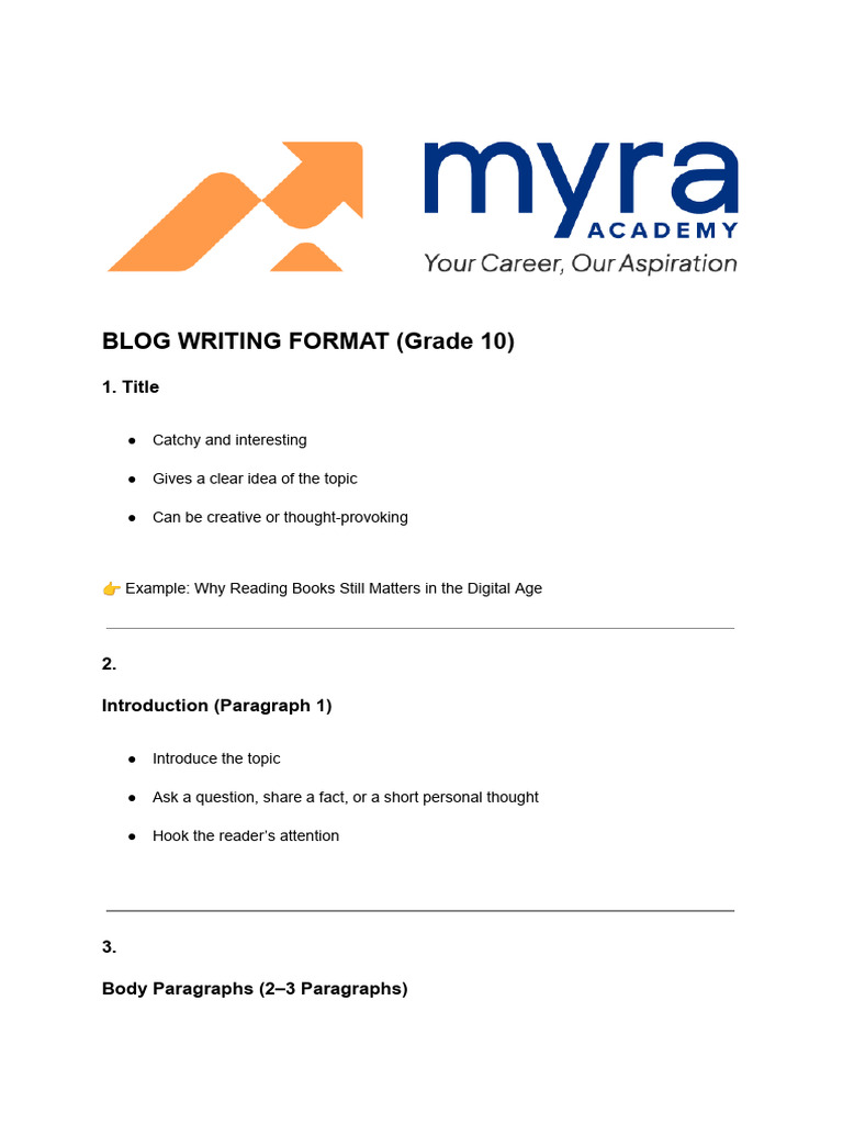 Blog Writing | PDF