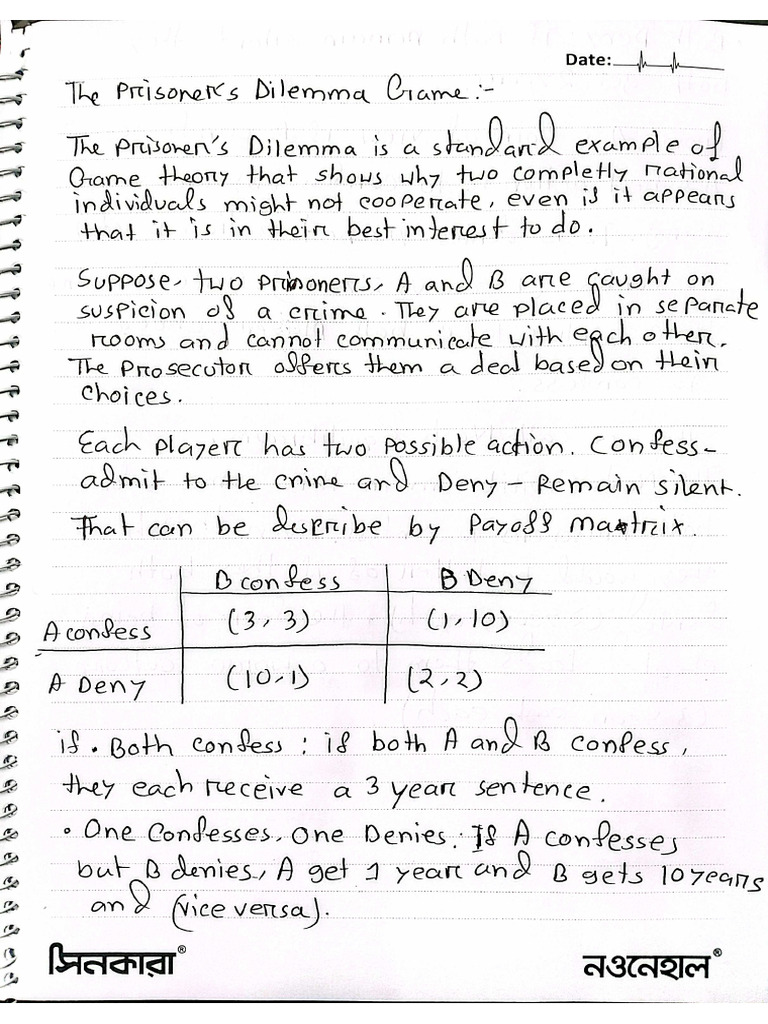Oligopoly Hand Note | PDF