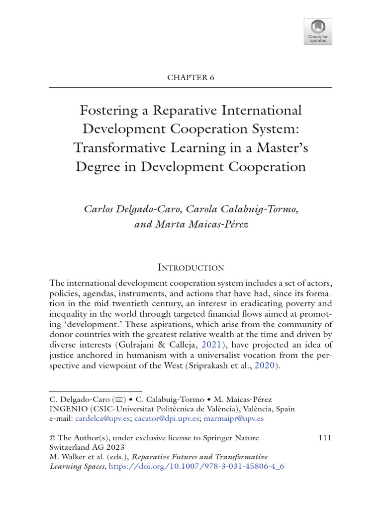Transformative Learning | PDF | Pedagogy | Learning