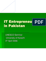 IT Entrepreneurship in Pakistan