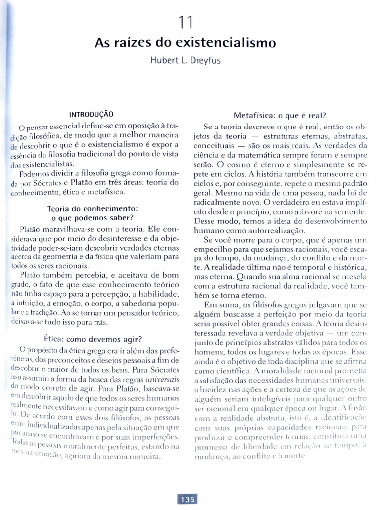 Raízes Do Existencialismo | PDF