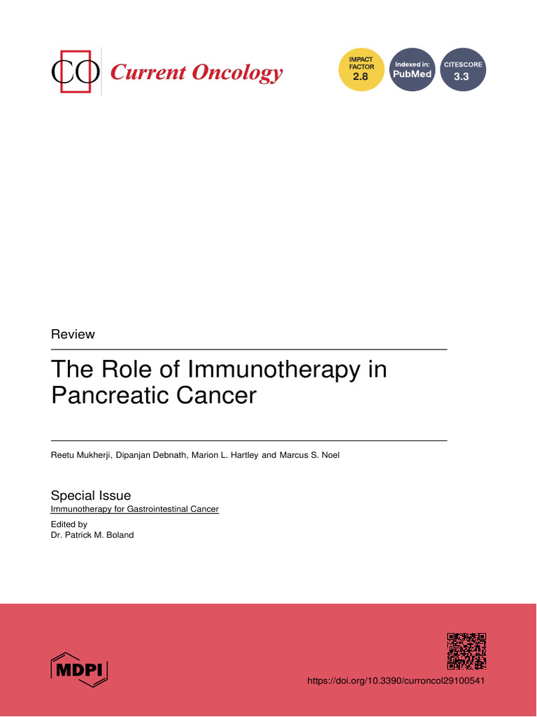 The Role of Immunotherapy in Cancer | PDF | T Cell | Antigen