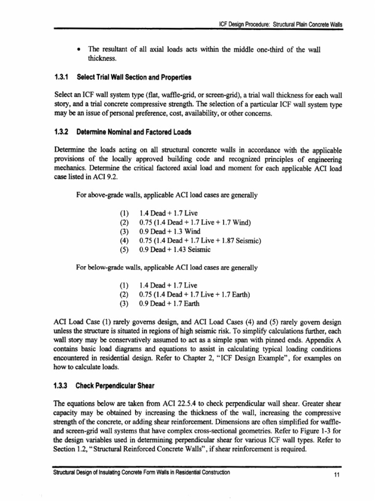 ICF Walls in Residential Construction 02 | PDF