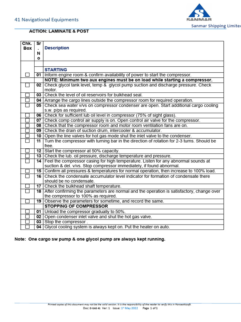 41 Naviga Onal Equipments | PDF | Pump | Gases