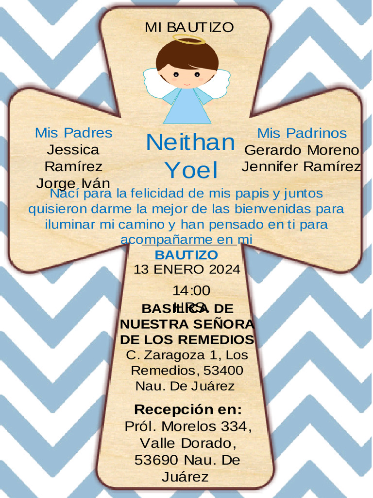 Mi Bautizo Neithan | PDF