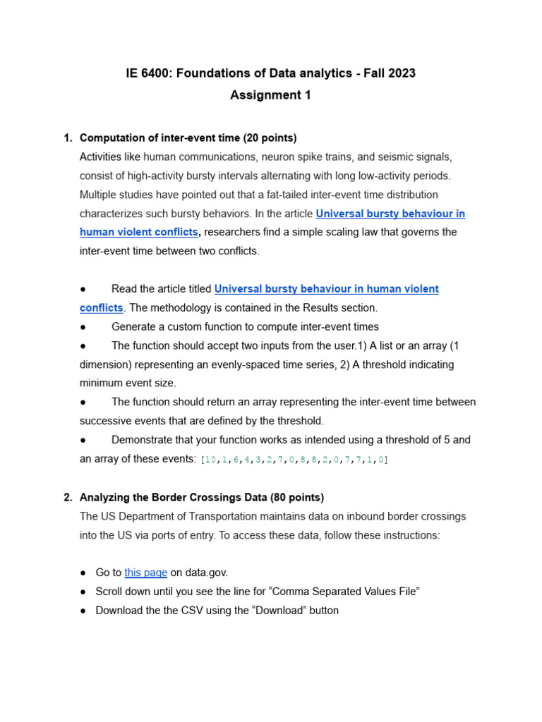 Assignment1.docx | PDF | Comma Separated Values | Computing