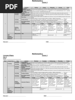 Gr. 3 Term 1 Mathematics Lesson Plans | PDF