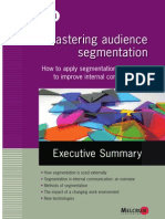 Mastering Audience Segmentation: Executive Summary