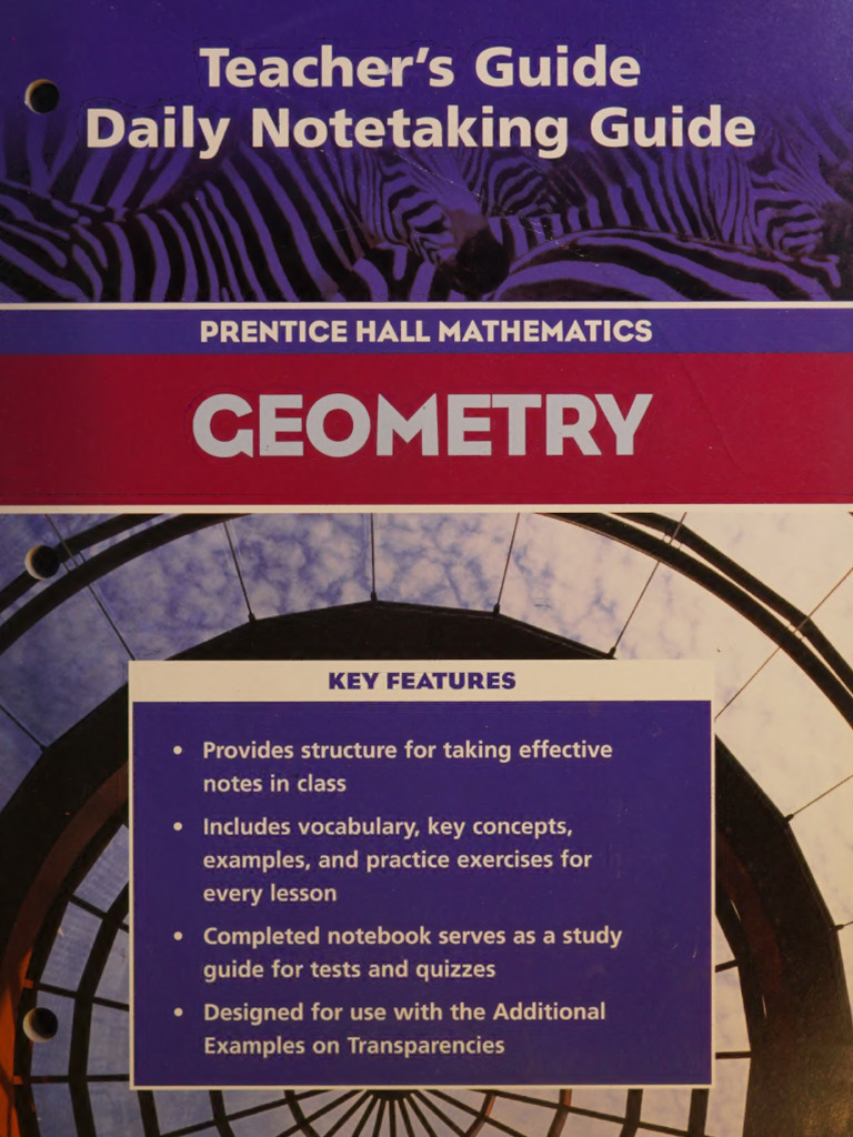 Prentice Hall Geometry Daily Notetaking Guide - Teacher's -- Prentice ...