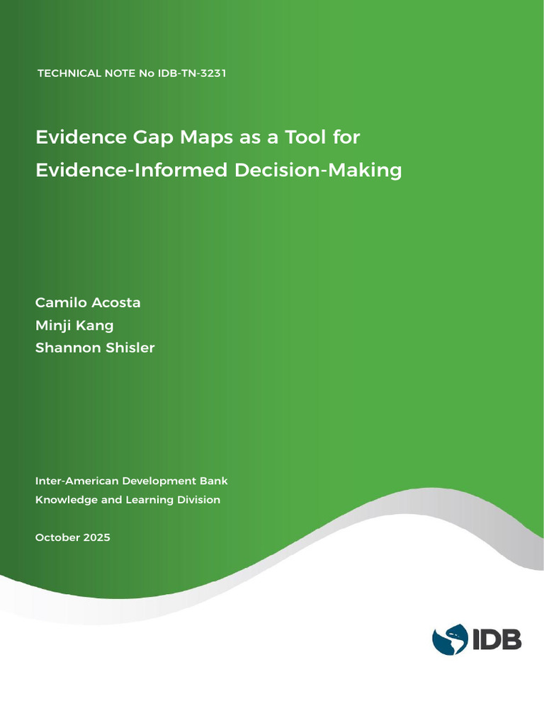 Evidence Gap Maps As A Tool For Evidence Informed Decision Making | PDF ...
