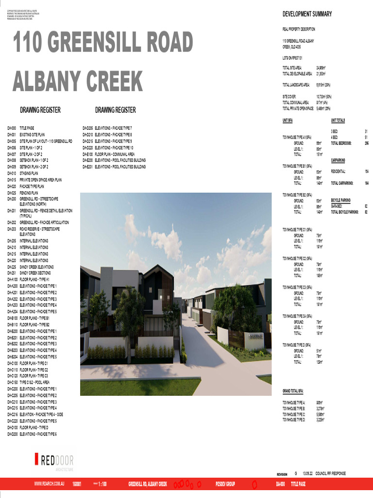 ECM - 65519083 - v1 - Att A - Architectural Plans | PDF | Real Estate