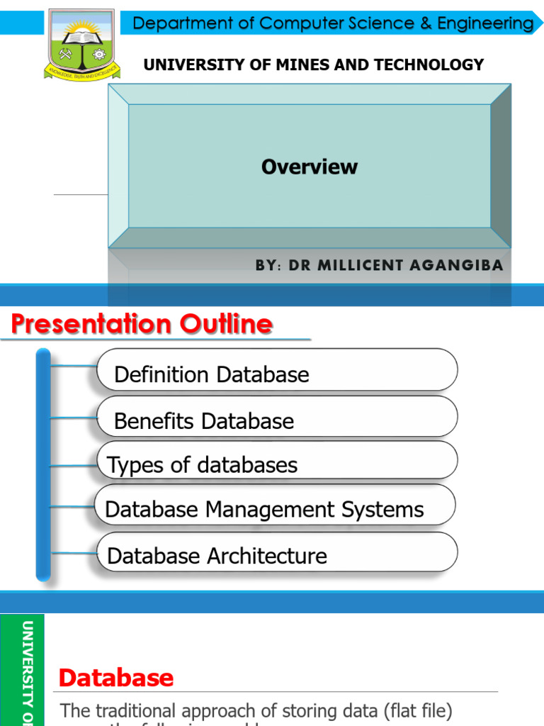 Introduction to Database Systems@Sir JOHNSON | PDF | Databases ...