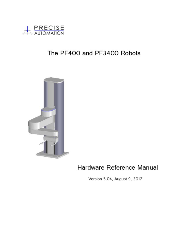 Presize PF400 Liquid Handling Manual | PDF | Power Supply | Cartesian ...