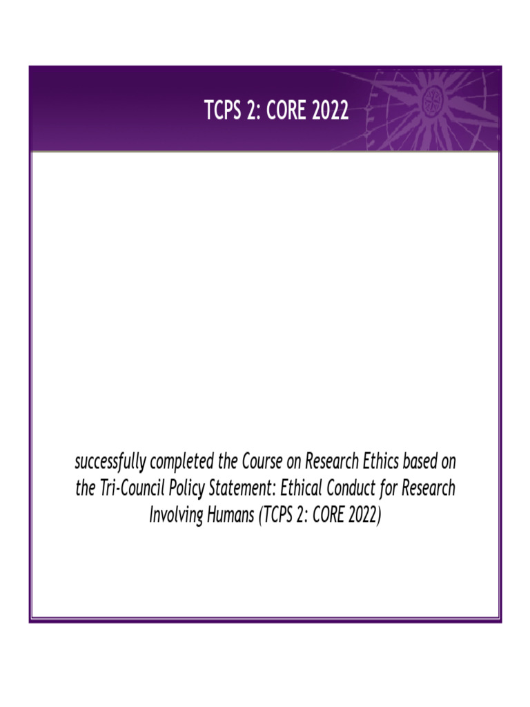 Tcps2 Core Certificate | PDF