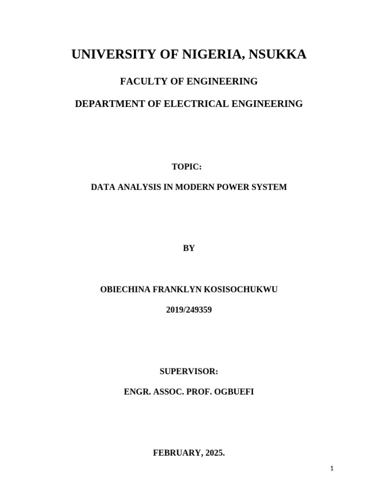 Data Analysis in Modern Power Systems | PDF | Machine Learning ...