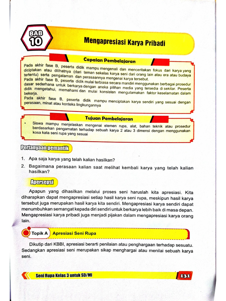 Seni Rupa - Budaya Bab 10 | PDF