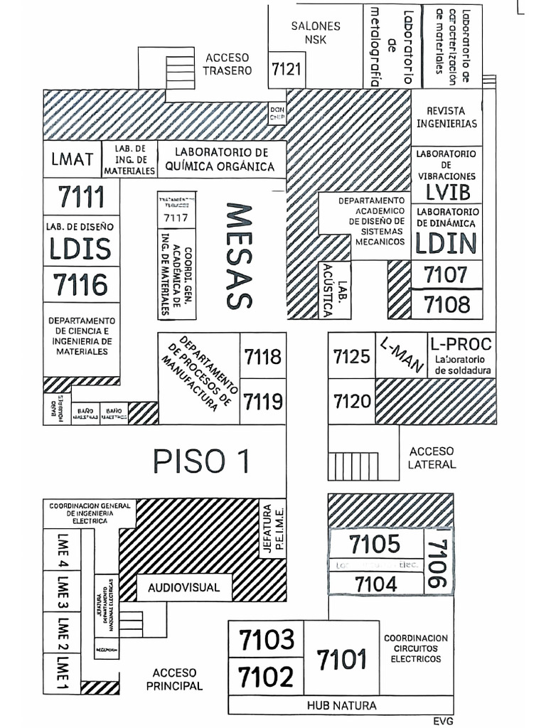 Mapa Edificio 7 | PDF