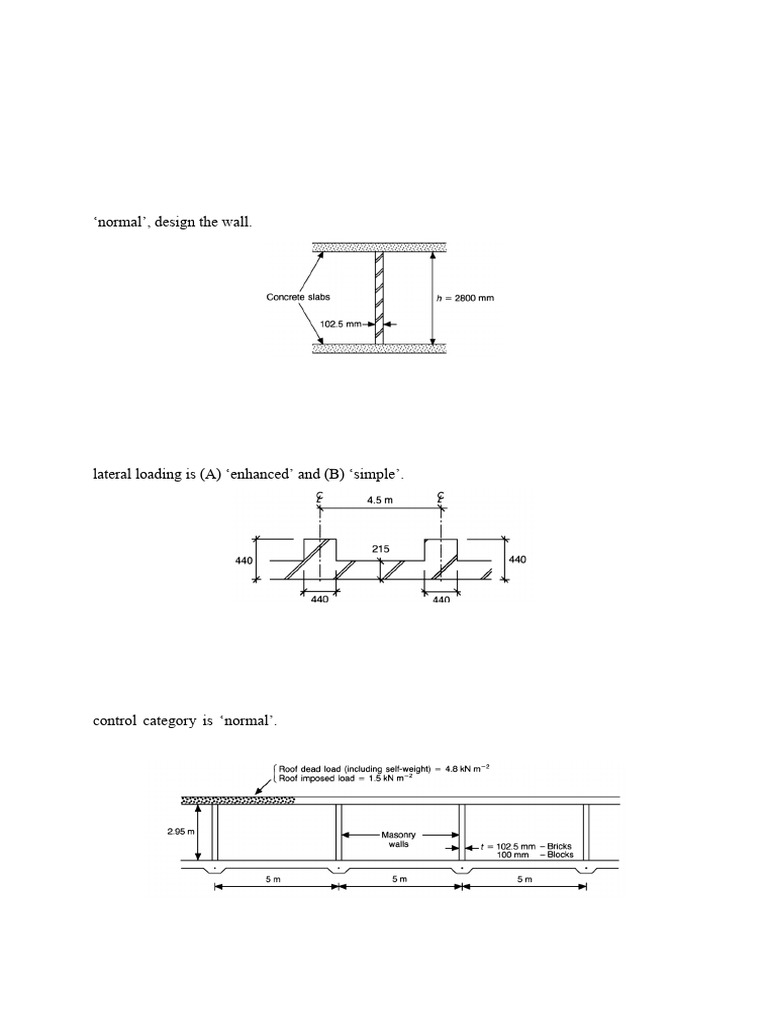 Tutorial (Vertically Loaded Walls) | PDF