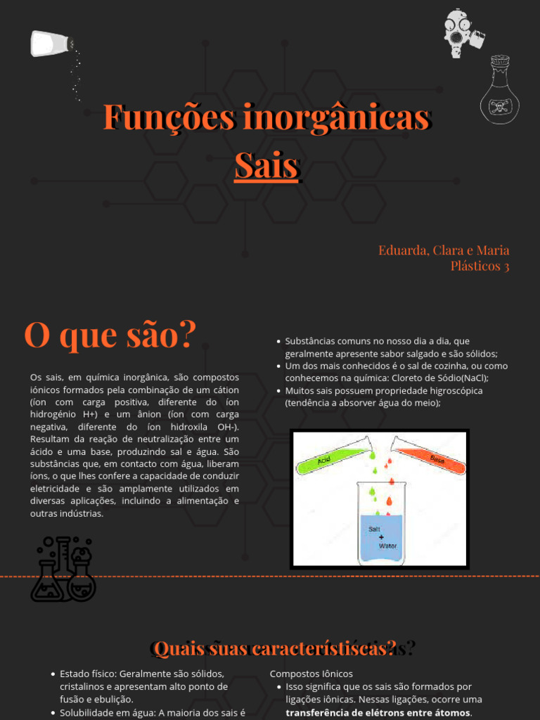 Sais 20250630 091454 0000 | PDF | Sal (Química) | Propriedades da água